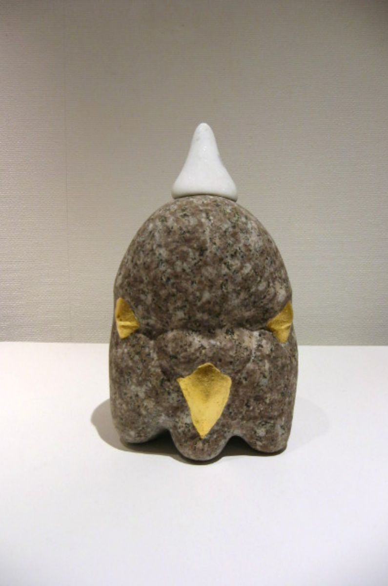 平たい頭のオカメインコ-1